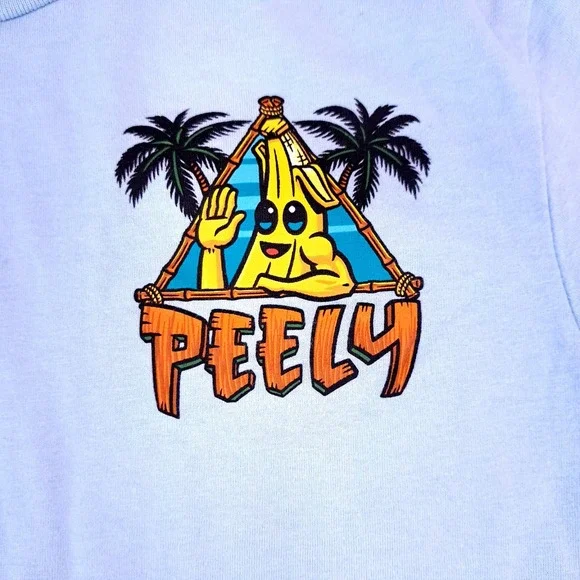 Fortnite Boys Peely Long Sleeve T-Shirt Boys Medium 8 Blue Video Game Gear - Picture 3 of 6